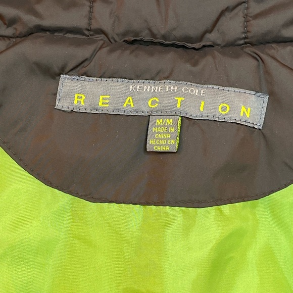 Kenneth Cole Reaction Chocolate Brown Quilted Vest Women’s Size Medium - Picture 2 of 7